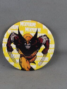 Vintage Marvel Comics Pin - Wolverine - Celluloid Pin